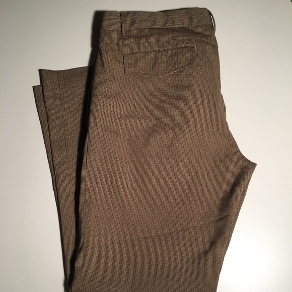 GAP Tan plaid slacks Women’s 12 - Picture 1 of 4